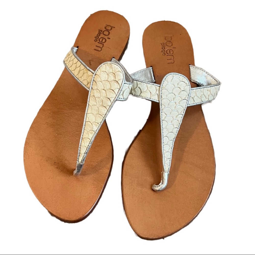 Bo’em Plage Italian Leather Sandal